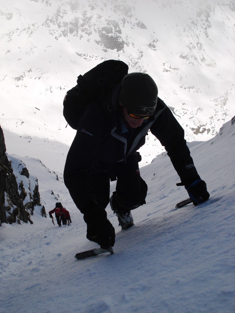 JD on Trinity Gully