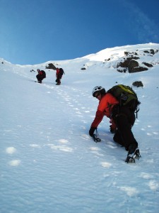 Justine on Trinity Gully