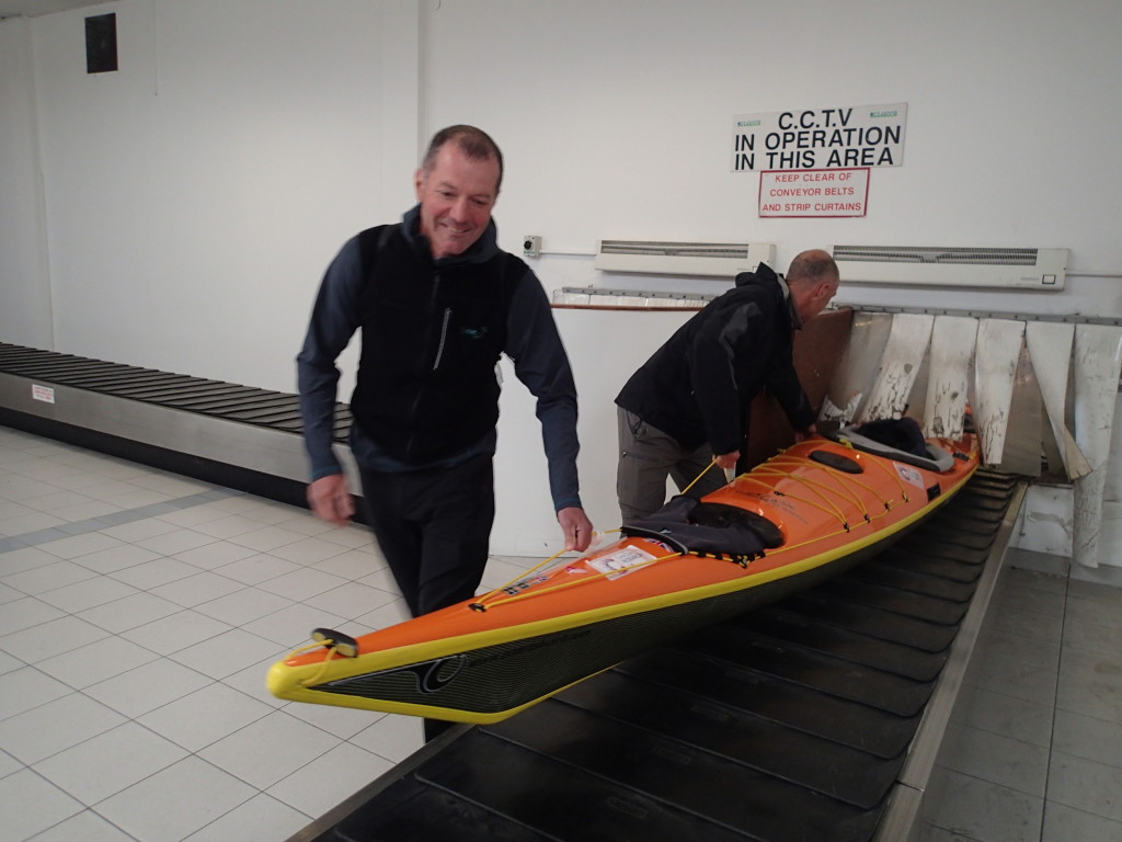 Kayak delivery via Stena line